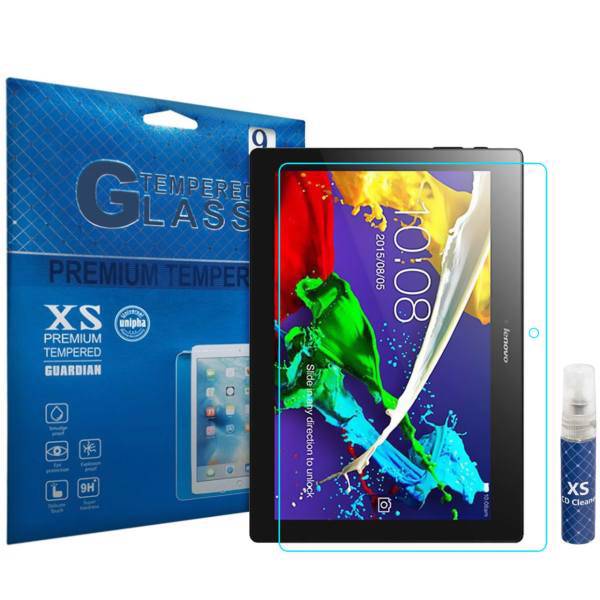 XS Tempered Glass Screen Protector For Lenovo Tab 10 X103F With XS LCD Cleaner، محافظ صفحه نمایش شیشه ای ایکس اس مدل تمپرد مناسب برای تبلت لنوو Tab 10 X103F به همراه اسپری پاک کننده صفحه XS