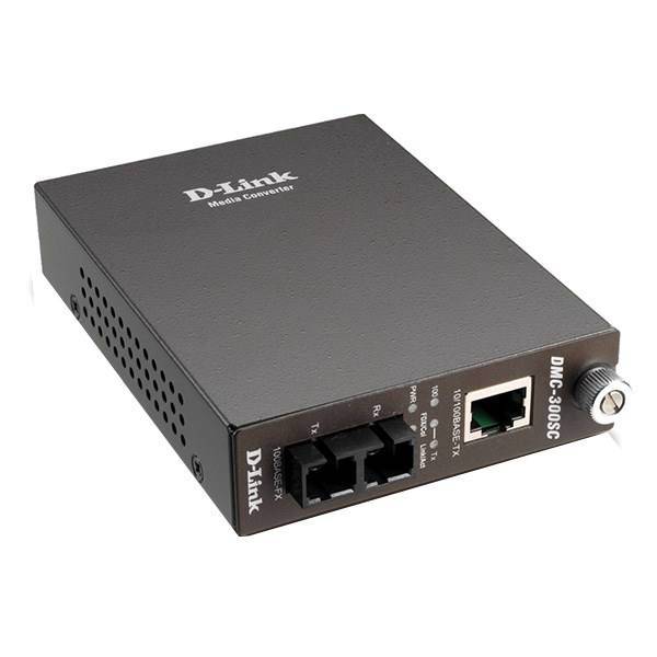 D-Link DMC-300SC Media Converter، مبدل فیبر نوری به اترنت دی-لینک مدل DMC-300SC