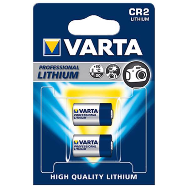 Varta CR2 Lithium Battery Pack of 2، باتری لیتیومی وارتا مدل CR2 بسته 2 عددی