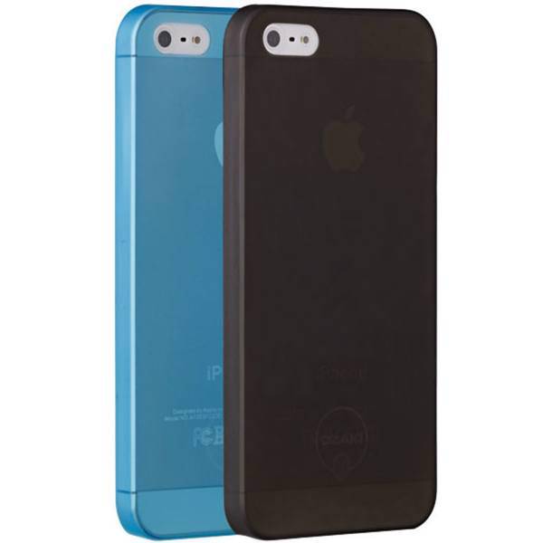 Ozaki Ocoat 0.3 Jelly 2 In 1 Black Cover For Apple iPhone 5/5s/SE، کاور اوزاکی مدل Ocoat 0.3 Jelly 2 In 1 Black مناسب برای گوشی موبایل آیفون 5/5s/SE