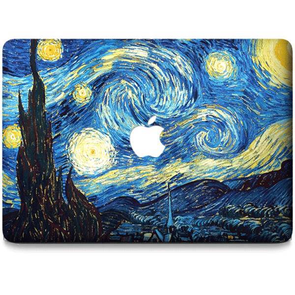 Wensoni Starry Night Sticker For 15 Inch MacBook Pro، برچسب تزئینی ونسونی مدل Starry Nihght مناسب برای مک بوک پرو 15 اینچی