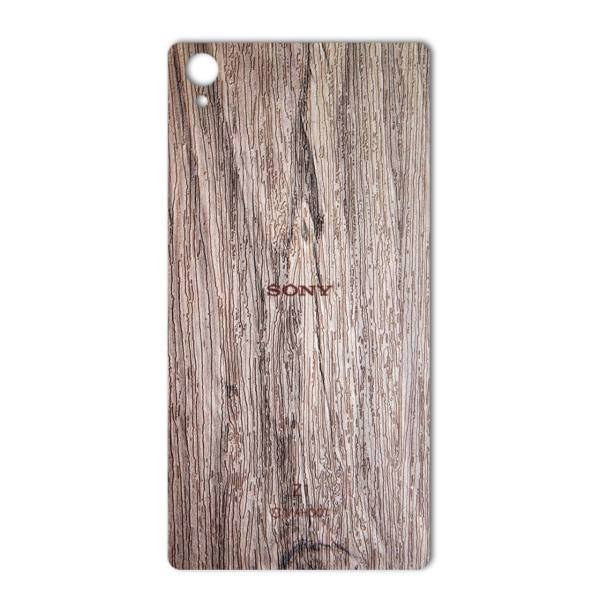 MAHOOT Walnut Texture Sticker for Sony Xperia Z1، برچسب تزئینی ماهوت مدل Walnut Texture مناسب برای گوشی Sony Xperia Z1