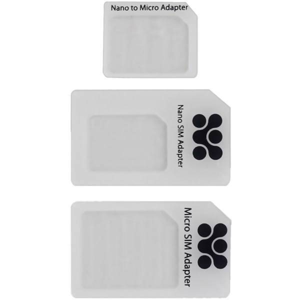 Promate uniSIM Micro and Nano SIM Card Adapters، تبدیل سیم کارت‌های میکرو و نانو به استاندارد پرومیت مدل uniSIM