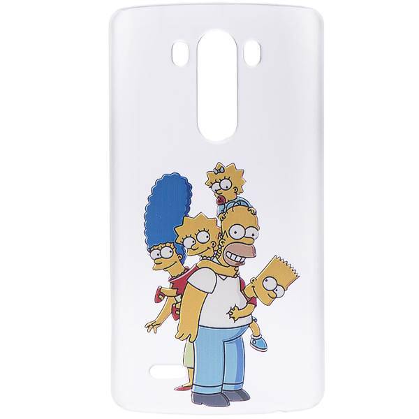 Simpsons Family Cover For LG G3، کاور گوشی موبایل مدل Simpsons Family مناسب برای ال‌ جی G3