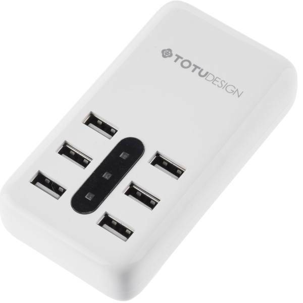 Totu 6-Port USB WAll Charger، شارژر دیواری 6 پورت توتو