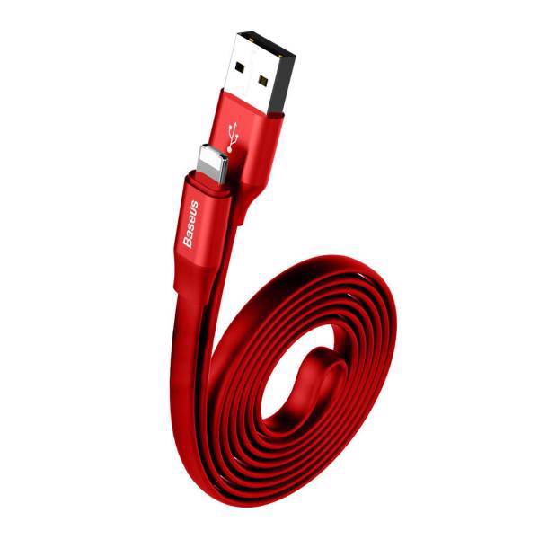 Baseus Two In One USB To Lightning And microUSB Cable 1.2m، کابل تبدیل 2 کاره USB به لایتنینگ و microUSB باسئوس مدل Two In One به طول 1.2 متر