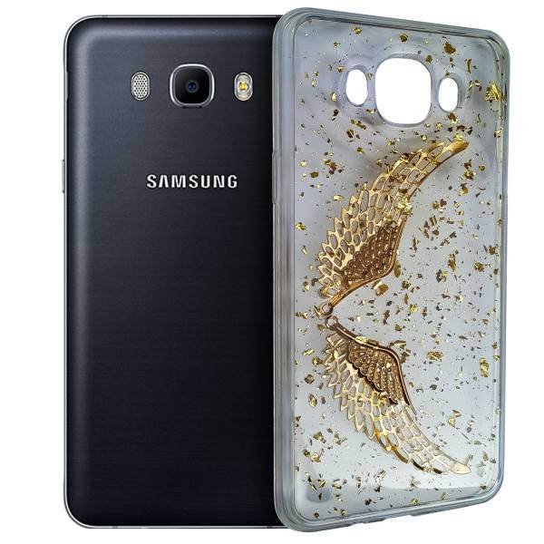 کاور دراپ گلو مدل gold foil مناسب برای گوشی سامسونگ 2016 j7