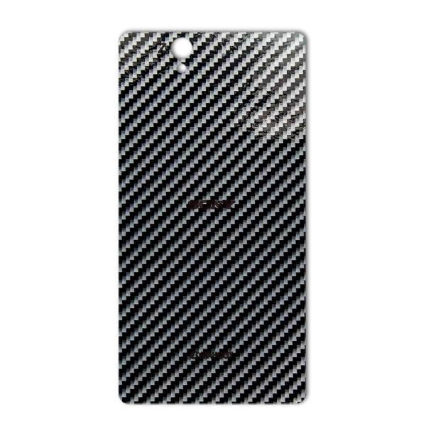 MAHOOT Shine-carbon Special Sticker for Sony Xperia Z، برچسب تزئینی ماهوت مدل Shine-carbon Special مناسب برای گوشی Sony Xperia Z