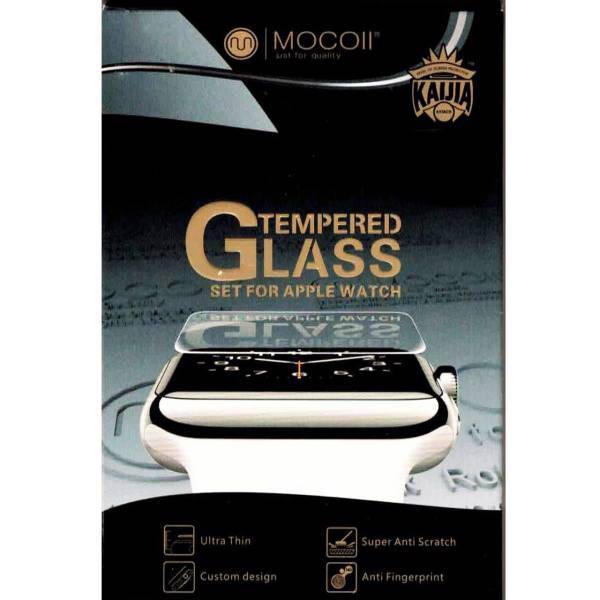 Mocoll Tempered Glass 0.15mm Apple Watch Screen Protector - 42mm، محافظ صفحه نمایش اپل واچ موکول مدل Tempered Glass 0.15mm سایز 42 میلی متر