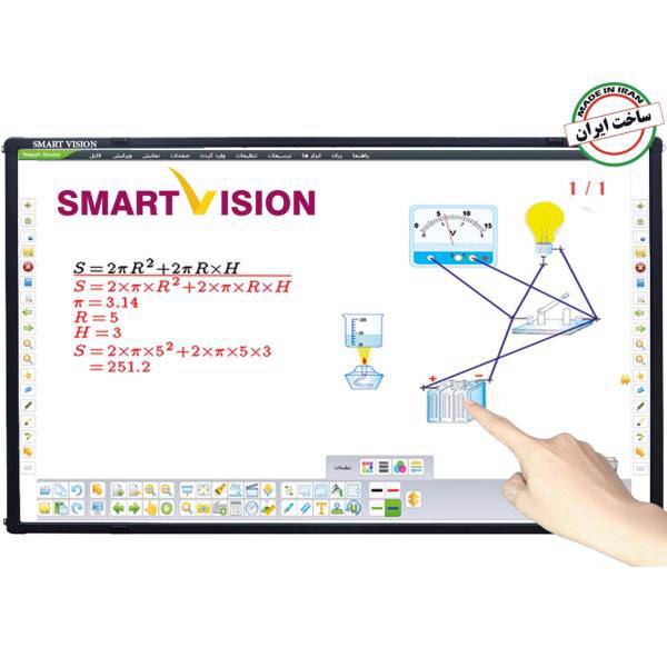 Smart Vision IR-8210N Smart Board، تخته هوشمند اسمارت ویژن مدل IR-8210N