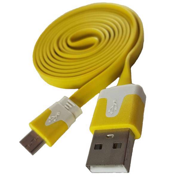 Oscar Flat USB To MicroUSB Cable 1 m، کابل تبدیل USB به MicroUSB اسکار مدلFLAT طول 1 متر