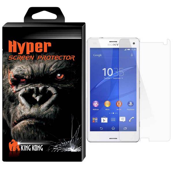 Hyper Protector King Kong Glass Screen Protector For Sony Xperia Z3 Compact، محافظ صفحه نمایش شیشه ای کینگ کونگ مدل Hyper Protector مناسب برای گوشی Sony Xperia Z3 Compact