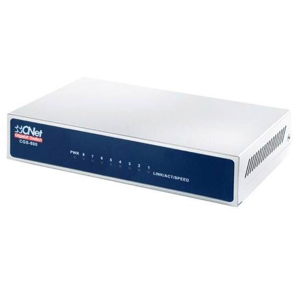 CNet CGS-800 8-Port 10/100/1000Mbps Switch، سویچ 8 پورت گیگابیتی سی نت مدل CGS-800