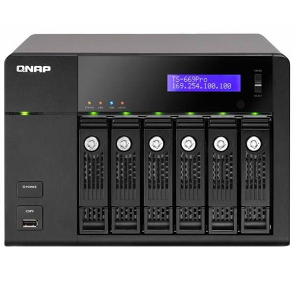 Qnap TS-669PRO2 NASiskless، ذخیره‌ساز تحت شبکه کیونپ مدل TS-669PRO2 بدون هارددیسک