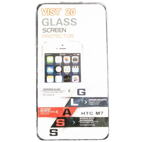 Glass Screen Protector for HTC M7، محافظ صفحه نمایش مدل ویست مناسب برای گوشی HTC M7