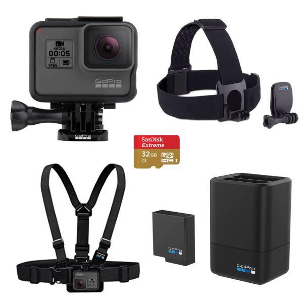 Gopro Hero5 Black Action Camera Set 3، مجموعه دوربین فیلم برداری ورزشی گوپرو مدل HERO5 Black پکیج 3