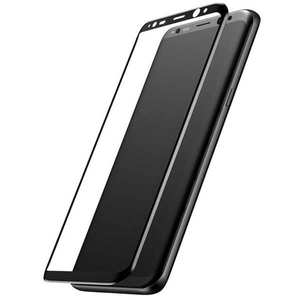 Baseus 3D Arc Tempered Glass Screen Protector For Samsung Galaxy S8 Plus، محافظ صفحه نمایش شیشه ای باسئوس مدل 3D Arc Tempered Glass مناسب برای گوشی موبایل سامسونگ گلکسی S8 Plus