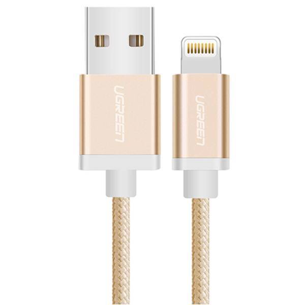Ugreen US199 USB to Lightning Cable 1m، کابل تبدیل USB به لایتنینگ یوگرین مدل US199 طول 1 متر