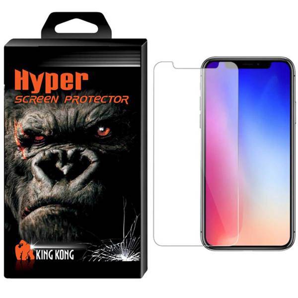 Hyper Protector King Kong Tempered Glass Screen Protector For Apple Iphone X/10، محافظ صفحه نمایش شیشه ای کینگ کونگ مدل Hyper Protector مناسب برای گوشی اپل آیفون 10/X