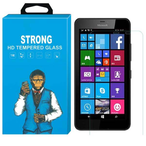 Strong Tempered Glass Screen Protector For Nokia Lumia 640 XL، محافظ صفحه نمایش شیشه ای تمپرد مانکی مدل Strong مناسب برای گوشی نوکیاLumia 640 XL