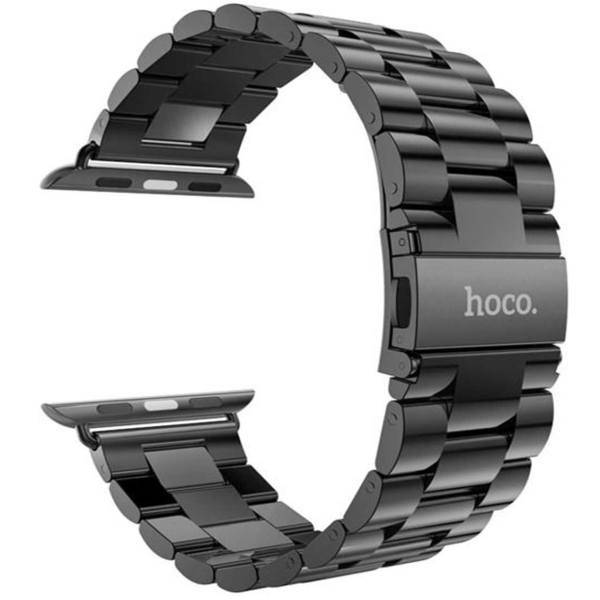 Hoco 3 Pointers Steel Band For Apple Watch 42 mm، بند فلزی هوکو مدل 3Pointers مناسب برای اپل واچ 42 میلی متری