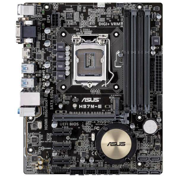 ASUS H97M-E Motherboard، مادربرد ایسوس مدل H97M-E