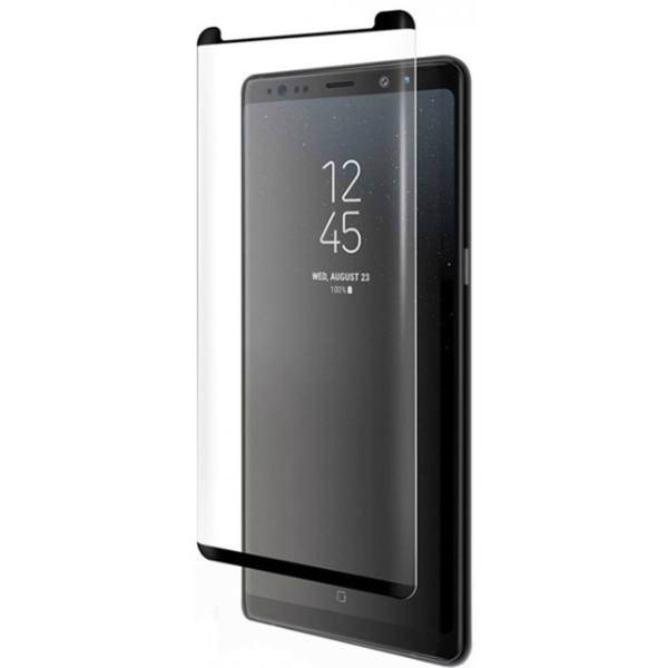 محافظ صفحه نمایش شیشه ای دور چسب مدل 3D مناسب برای گوشی سامسونگNOTE 8