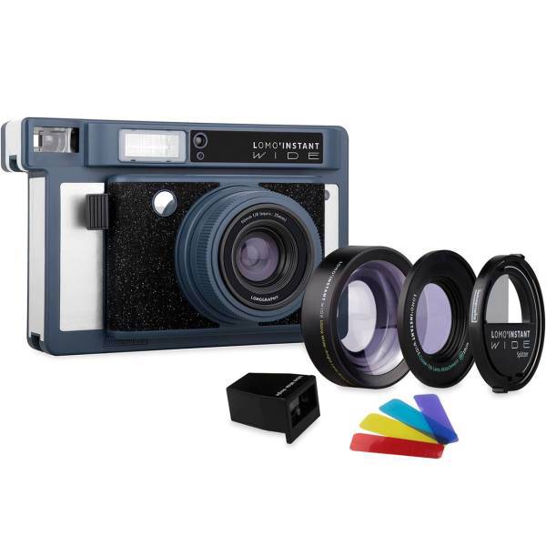 Lomography Lomo Instant Wide Victoria Peak Camera With Lenses، دوربین چاپ سریع لوموگرافی مدل Wide Victoria Peak به همراه دو لنز