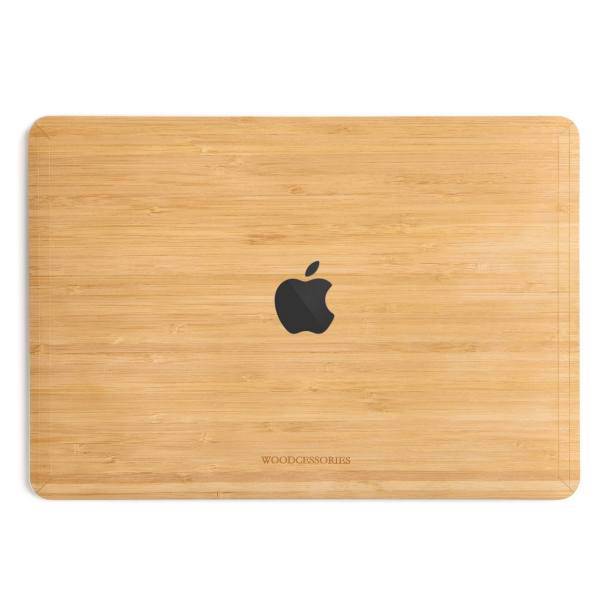 Woodcessories Apple Logo Wooden Cover For MacBook Pro/Pro Touchbar 13 Inch 2016، کاور چوبی وودسسوریز مدل Apple Logo مناسب برای مک بوک پرو/پرو تاچ بار 13 اینچی 2016