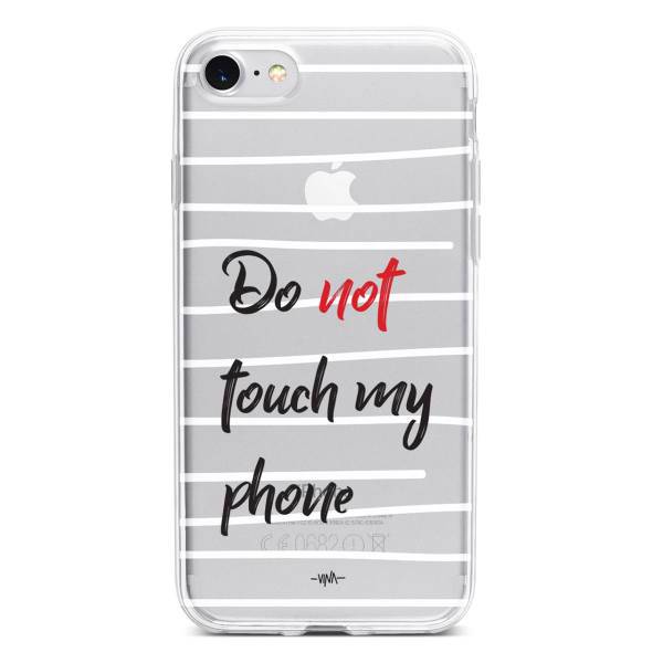 Do Not Touch My Phone Case Cover For iPhone 7 /8، کاور ژله ای وینا مدل Do Not Touch My Phone مناسب برای گوشی موبایل آیفون 7 و 8