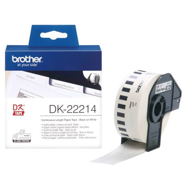 Brother DK-22214 Label Printer Label، برچسب پرینتر لیبل زن برادر مدل DK-22214