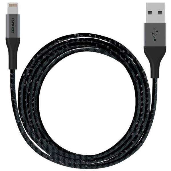 Ozaki Otool T-Cable L100 USB To Lightning Cable 1m، کابل تبدیل USB به لایتنینگ اوزاکی مدل Otool T-Cable L100 طول 1 متر