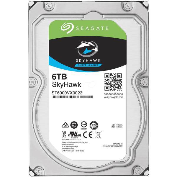 Seagate SkyHawk ST6000VX0023 Internal Hard Drive - 6TB، هارددیسک اینترنال سیگیت مدل SkyHawk ST6000VX0023 ظرفیت 6 ترابایت
