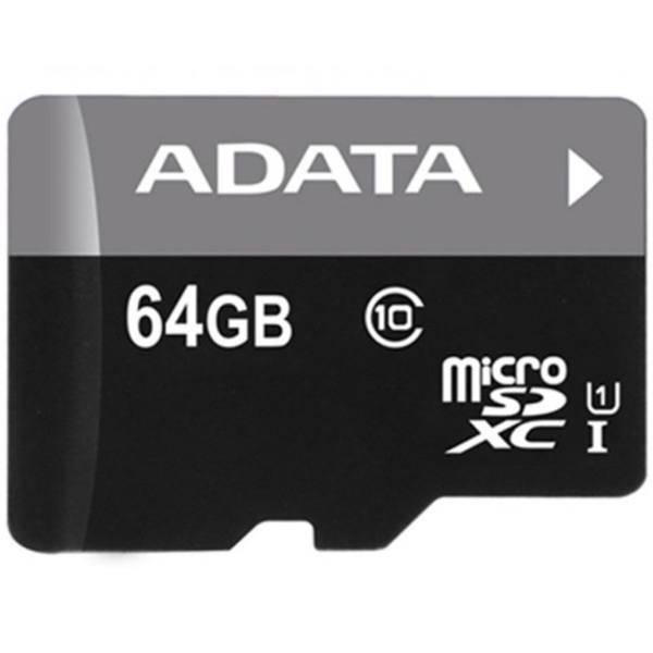 Adata Premier UHS-I U1 Class 10 50MBps microSDXC - 64GB، کارت حافظه‌ microSDXC ای دیتا مدل Premier کلاس 10 استاندارد UHS-I U1 سرعت 50MBps ظرفیت - 64 گیگابایت