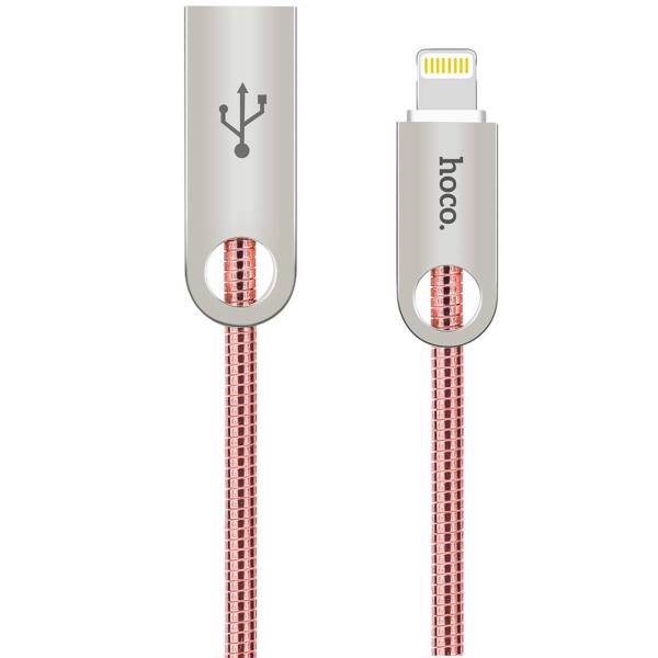 Hoco U8 USB To Lightning Cable 1m، کابل تبدیل USB به لایتنینگ هوکو مدل U8 طول 1 متر