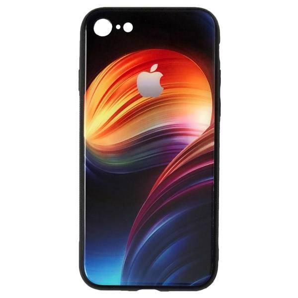 Night Glass Cover For iPhone7-iPhone 8، کاور پشت شیشه ای طرحدار ابر و باد مدل Night مناسب برای گوشی موبایل آیفون 7، آیفون 8