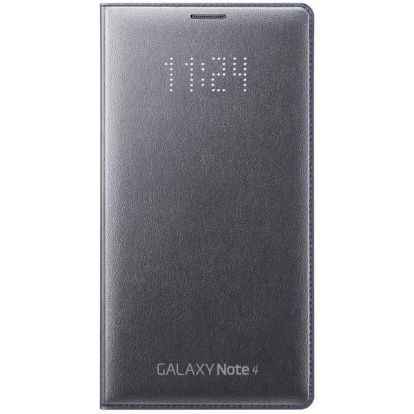 Samsung Galaxy Note 4 LED Flip Wallet Cover، کیف کلاسوری مدل LED Wallet مناسب برای گوشی موبایل امسونگ گلکسی نوت 4