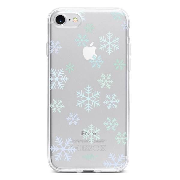 Snowflakes Case Cover For iPhone 7 /8، کاور ژله ای وینا مدل Snowflakes مناسب برای گوشی موبایل آیفون 7 و 8