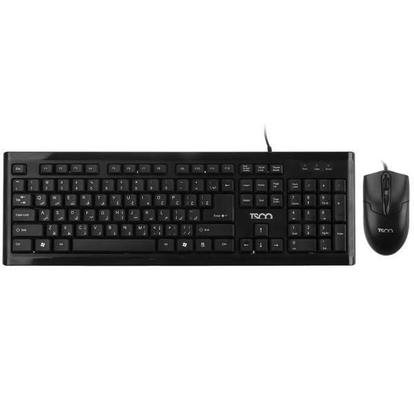 TSCO TKM 8050 Keyboard and Mouse With Persian Letters، کیبورد و ماوس تسکو مدل TKM 8050 با حروف فارسی