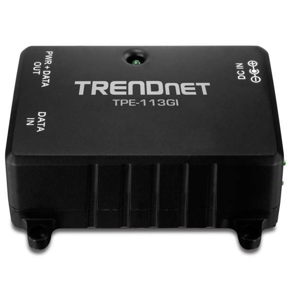 TRENDnet TPE-113GI Gigabit PoE Injector، آداپتور PoE گیگابیتی ترندنت مدل TPE-113GI