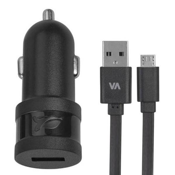 Riva Case Rivapower 4211 Car Charger With microUSB Cable، شارژر فندکی ریوا کیس مدل Rivapower 4211 همراه با کابل microUSB