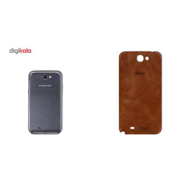 MAHOOT Buffalo Leather Special Sticker for Samsung Note 2، برچسب تزئینی ماهوت مدل Buffalo Leather مناسب برای گوشی Samsung Note 2