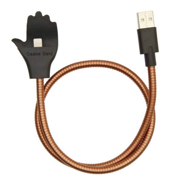 کابل تبدیل USB به لایتنینگ سومگ مدل Flexible به طول 54 سانتی متر