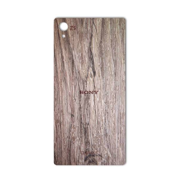 MAHOOT Walnut Texture Sticker for Sony Xperia Z5، برچسب تزئینی ماهوت مدل Walnut Texture مناسب برای گوشی Sony Xperia Z5