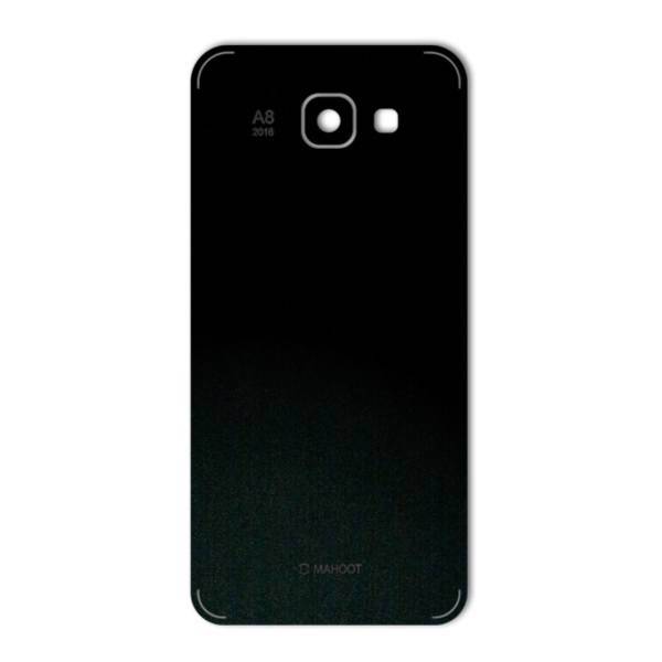 MAHOOT Black-suede Special Sticker for Samsung A8 2016، برچسب تزئینی ماهوت مدل Black-suede Special مناسب برای گوشی Samsung A8 2016
