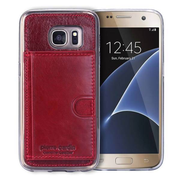 Pierre Cardin PCL-P11 Leather Cover For Samsung Galaxy S7، کاور چرمی پیرکاردین مدل PCL-P11 مناسب برای گوشی سامسونگ گلکسی S7