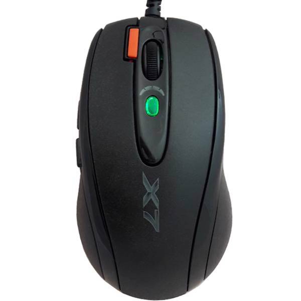A4Tech X-710BK Gaming Mouse، ماوس مخصوص بازی ای فورتک مدل X-710BK