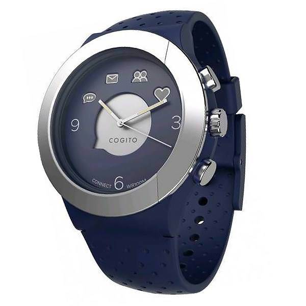 Connect Device Cogito Fit Blue Silver، ساعت مچی هوشمند کانکت دیوایس مدل Cogito Fit Blue Silver