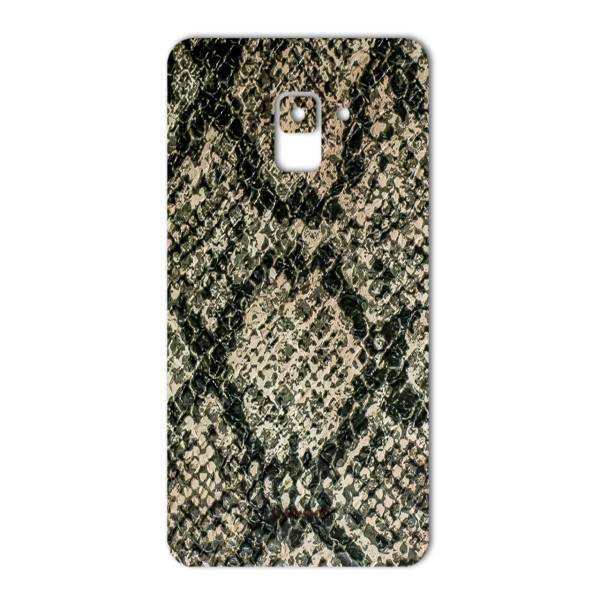 MAHOOT Jungle-python Texture Sticker for Samsung A8 Plus 2018، برچسب تزئینی ماهوت مدلJungle-python Texture مناسب برای گوشی Samsung A8 Plus 2018