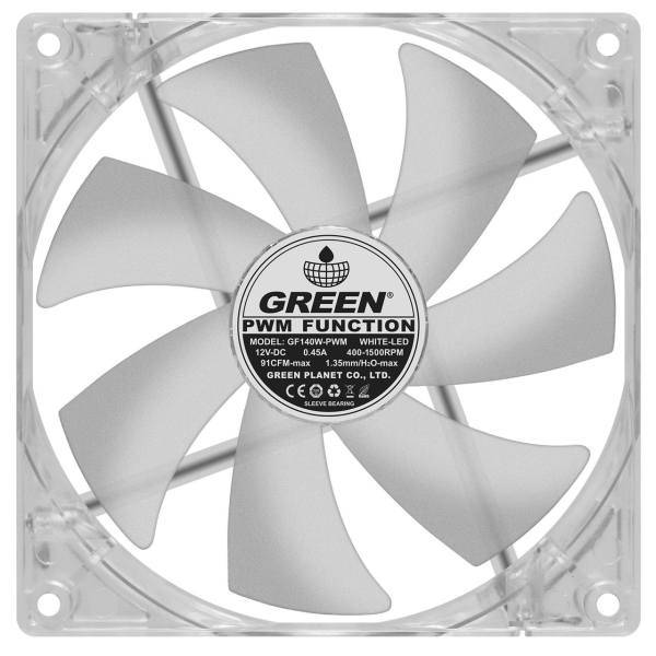 GREEN GF140W-PWM Case Fan، فن کیس گرین مدل GF140W-PWM